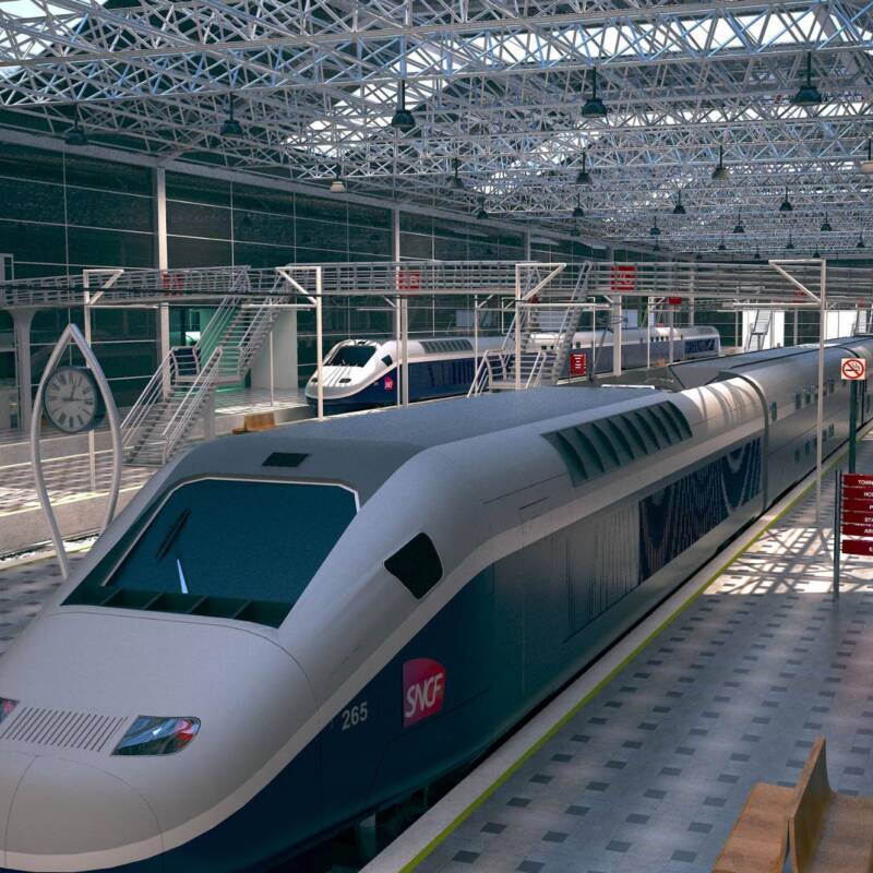 Japón construirá una estación de tren 3D